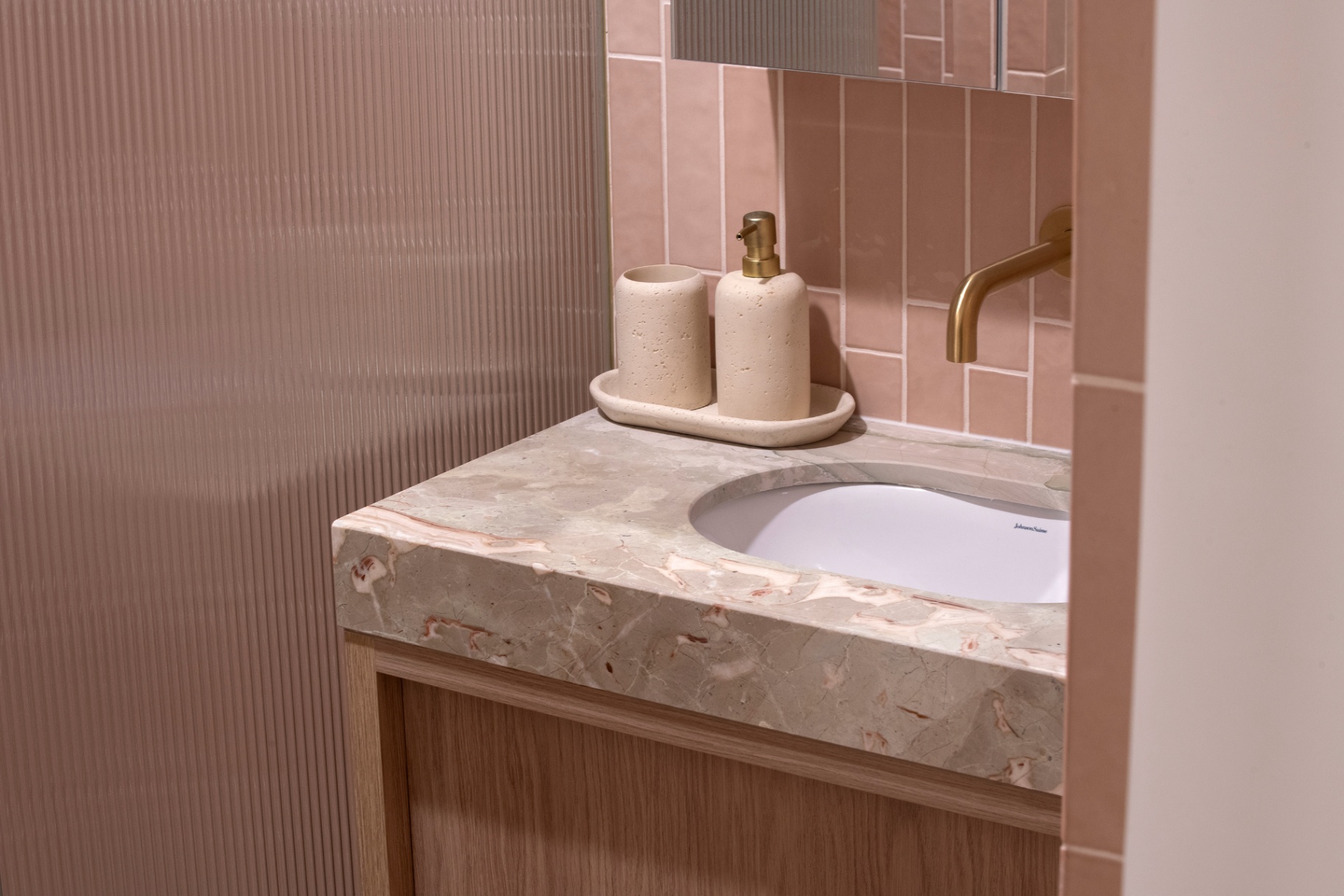Marble Vanity Close-Up